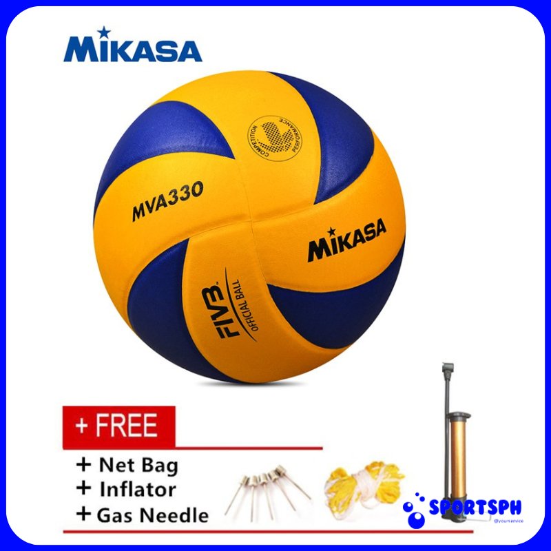 Mikasa MVA330 Size 5 Volleyball with Accessories