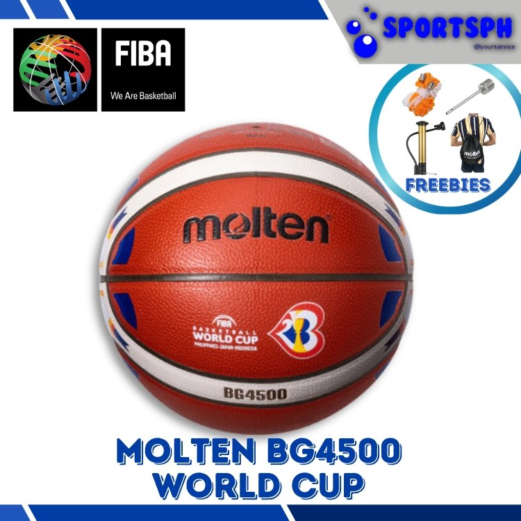 Molten BG4500 World Cup Logo Size 7 Basketball with Accessories